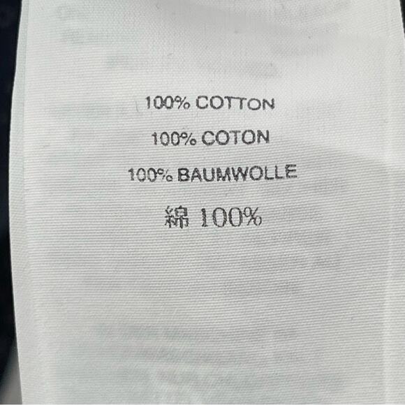 J. Crew Perfect Fit 100% Cotton Navy Blue Button Front Rounded Collar Shirt 6 - Picture 7 of 8